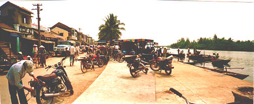 The river port at Hoian