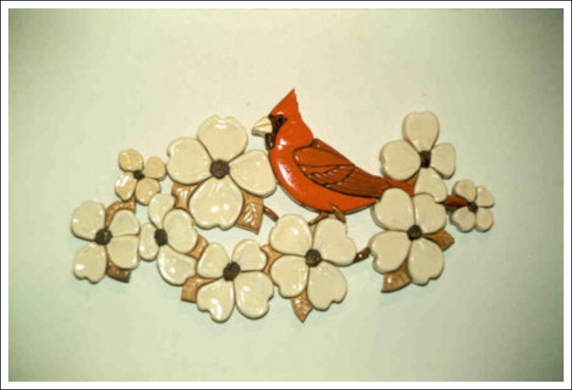 CARDINAL ON DOGWOOD