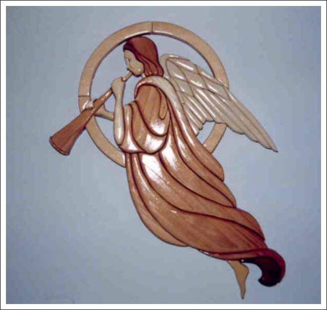 ANGEL WITH HORN