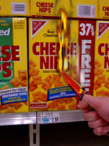 Burning Cheese Nips