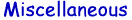Miscellaneous