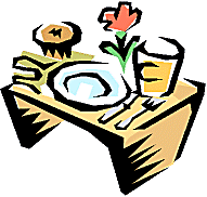 Tray Set for Breakfast in Bed