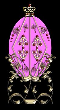 Purple Decorated Egg