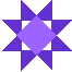 Quilt Star Blue