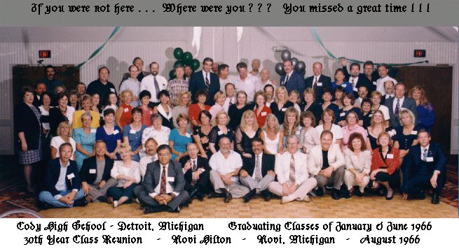 Frank Cody High School ~ Class of 1966 ~ Reunion