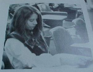 Amy in 7th Grade with a group