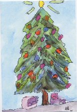Amy's Christmas Tree art