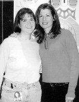 Amy and Jill in Newspaper