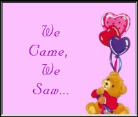 We came, We saw, We loved it Award