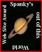Spanky's Out of This World Web Site Award