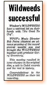 This from WPOP's 4/21/67 issue of 'Go' Magazine. Thanks to Bob Radil. (13290 bytes)