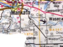 Right where the arrow is located.  Dairyfield Farm is easy to find!!