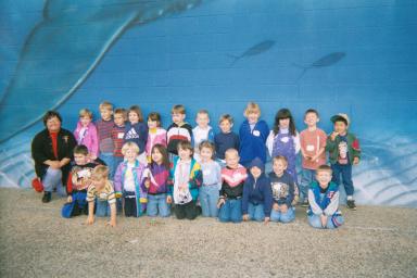 Another picture of James and his
class.
