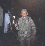 Errrr... Me and my M-16.  Her name was Skye.