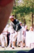 Mark, teeing off
