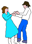 dancers blue