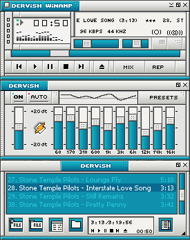 Dervish WinAmp Skin.