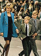 Diana and her kids