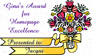 Gina's Award