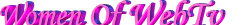 rotating women 
of webtv logo