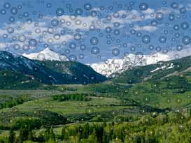 Rain, rain, falling rain... 