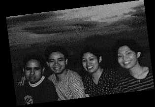 Roy, Lou, Mabel & Gemmie enjoying the Tagaytay Sunset