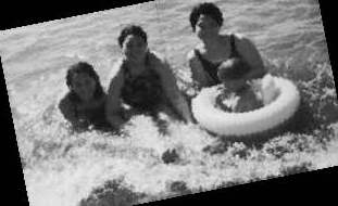 fun at the beach with Remy, Mabel & Allan's son