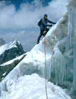 Alex Moroder on Mount Rosa