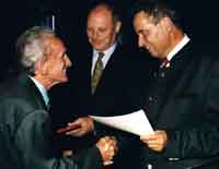 Alex Moroder, Luis Durnwalder, Wendelin Weingartner