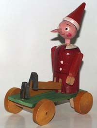 Pinocchio on weels
