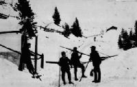 Skiing on Mont Seuc