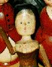 A wooden doll from Val Gardena