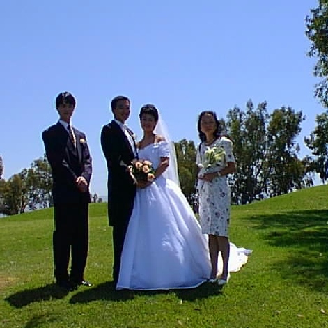 With Bridalmate and Best man
