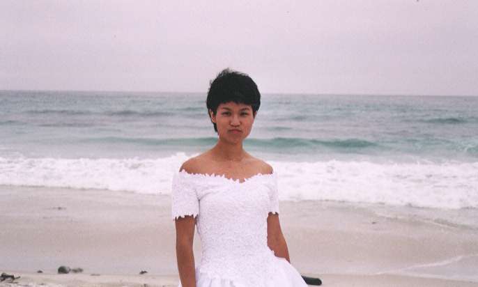 Bridal on beach