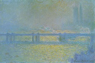 Puente quemado, Monet