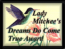 Lady Mitchee's Dreams Do Come True Award