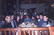 Dinner with Mensans from Macedonia, Winter 2000