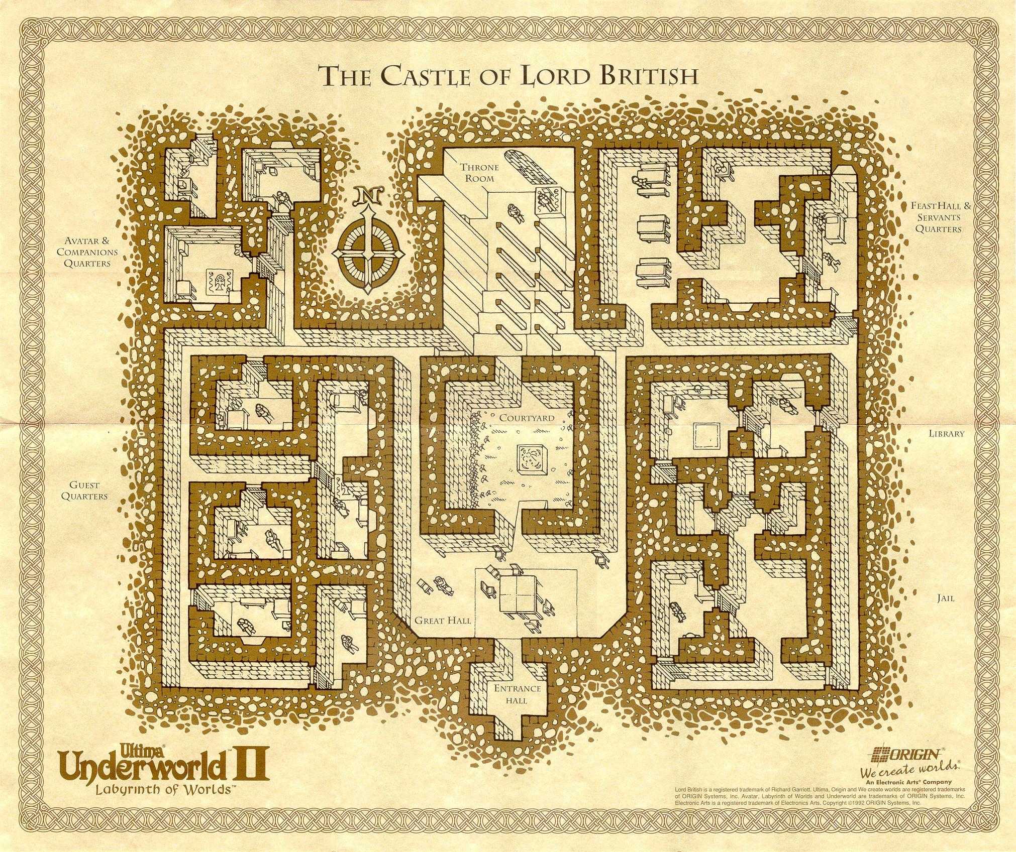 Scanned Ultima Maps