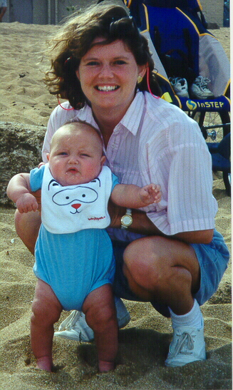 We're at the beach