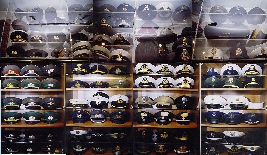 An overview of my hats as I see them every day in my home, protected from dust and dirt like in a museum! Here are pictured only 106 caps, the others are  stowed away elsewhere
