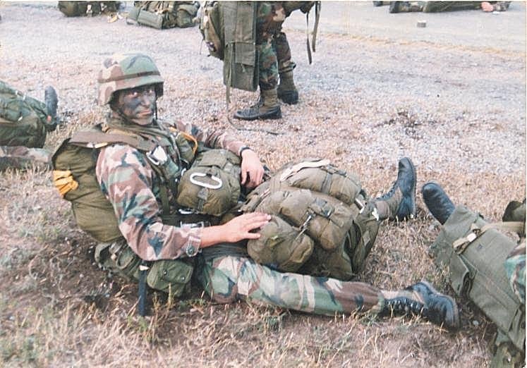 Waiting to load the bird.(Combat Equipment Jump)
