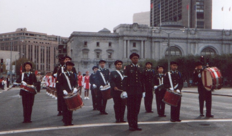 The end of the parade...