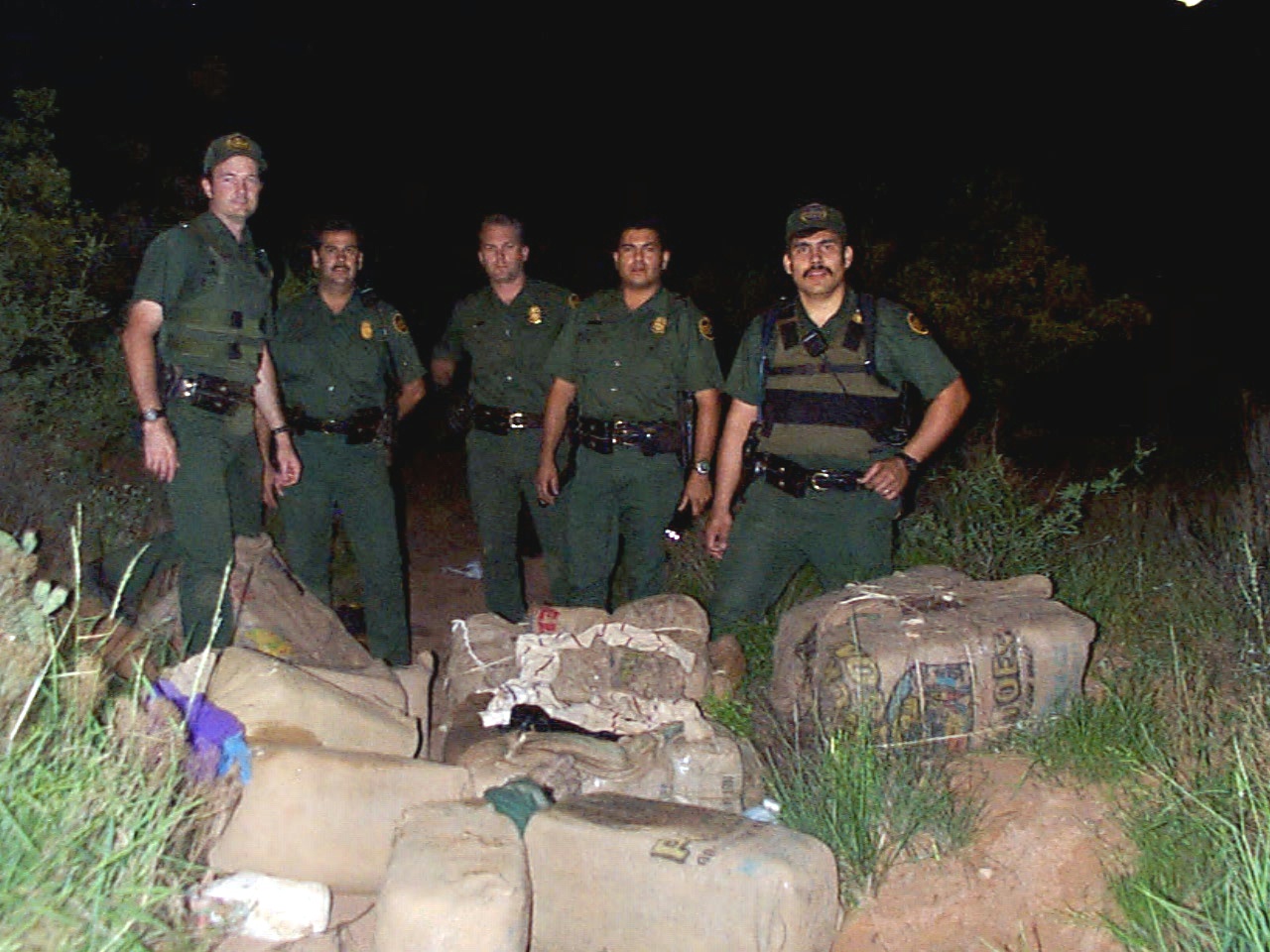 Teamwork helped to catch this load of marijuana.