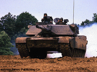 A picture of a M1Abrams tank!