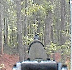 Looking over a Finn Blade Front Sight