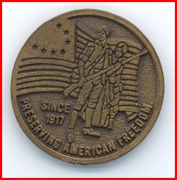 BACK of 13th Engineer Coin from Fort Ord