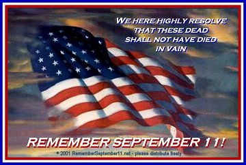 Remember September 11, 2001!