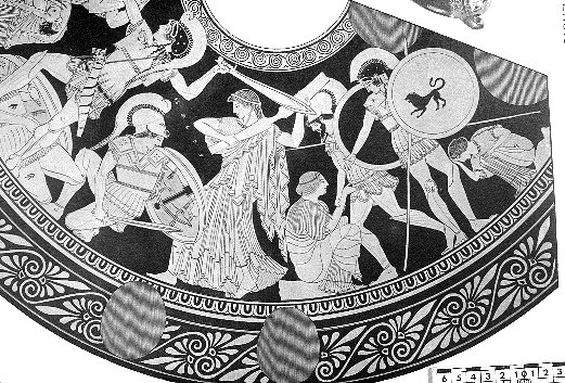 Scene containing the rescue of Aithra