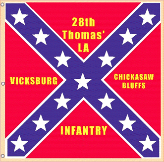 IMAGE of 28th Thomas' Battle Flag