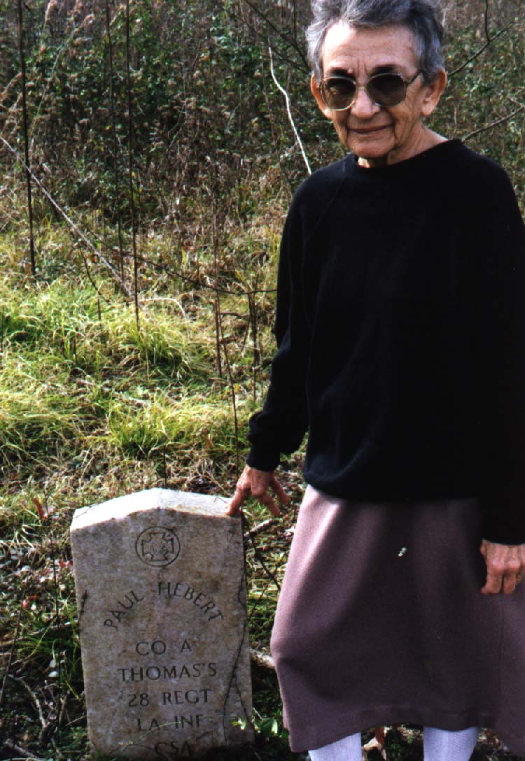 IMAGE of Lucy Hebert at Grave Site